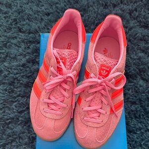 Adidas Vibrant Pink and Orange Trainers